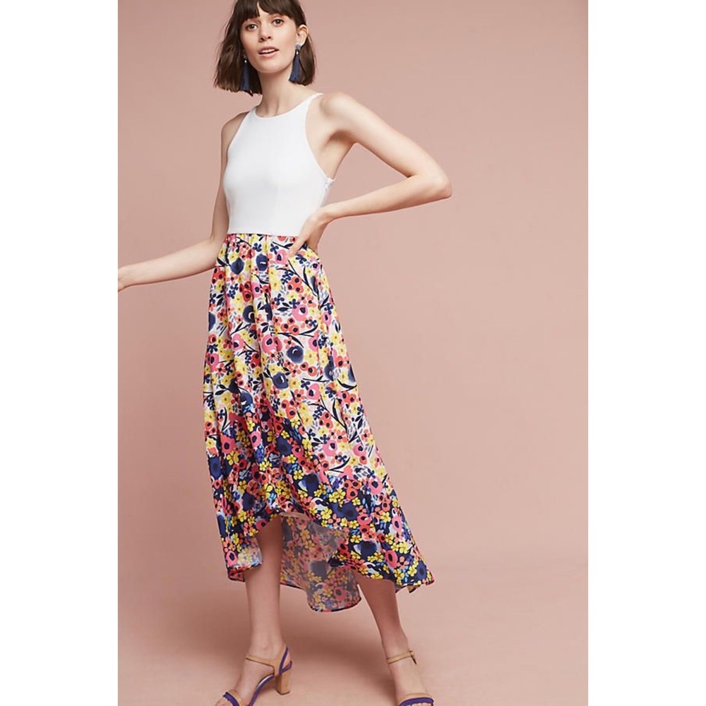 Anthropologie Hutch brand hi-low floral dress